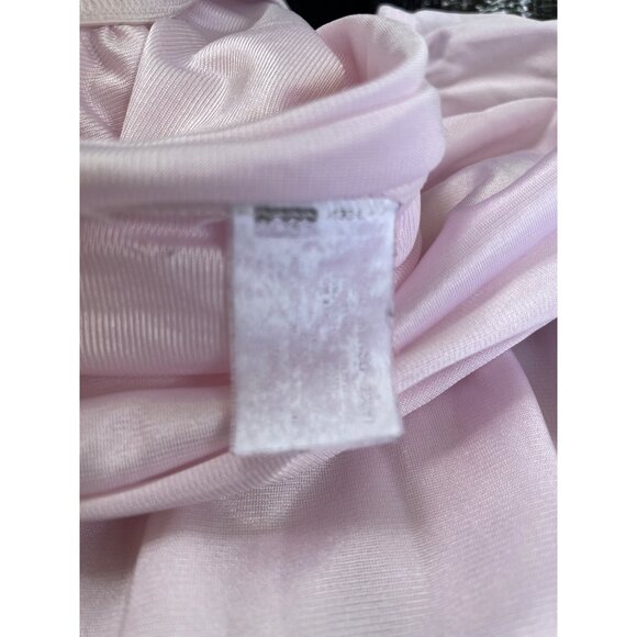 Vintage Pink Nightgown Set With Embroidered Collar - Picture 6 of 6
